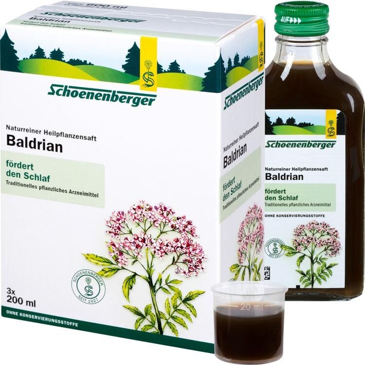 BALDRIAN HEILPFLANZENSÄFTE Schoenenberger 600 ml