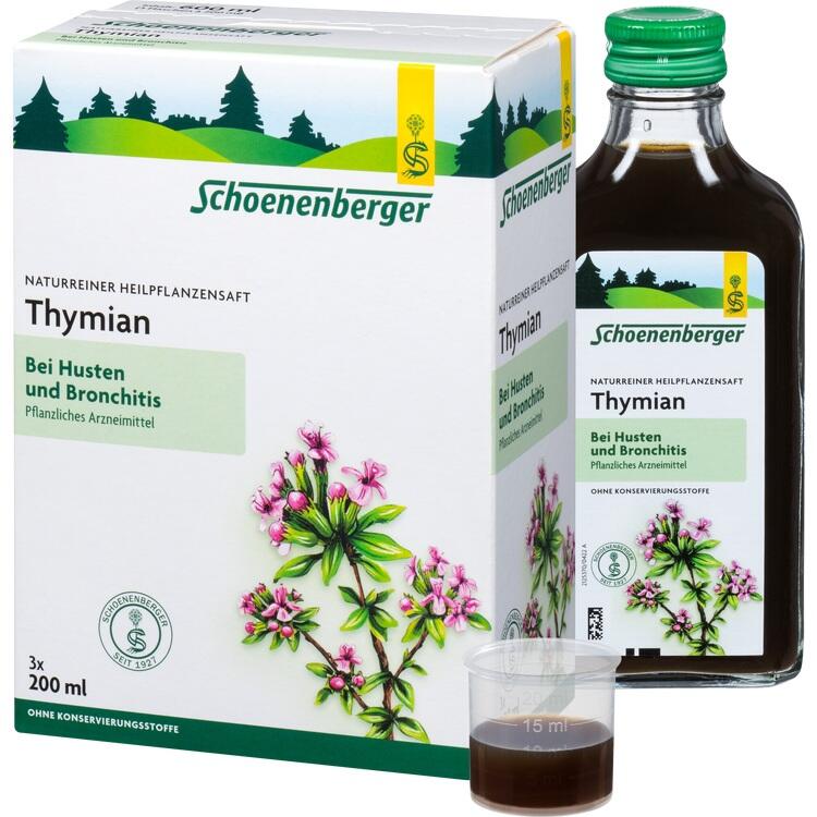 THYMIAN SAFT Schoenenberger Heilpflanzensäfte 600 ml