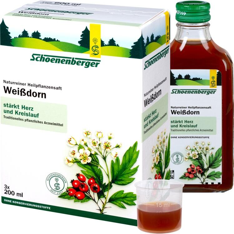 WEISSDORN SAFT Schoenenberger Heilpflanzensäfte 600 ml