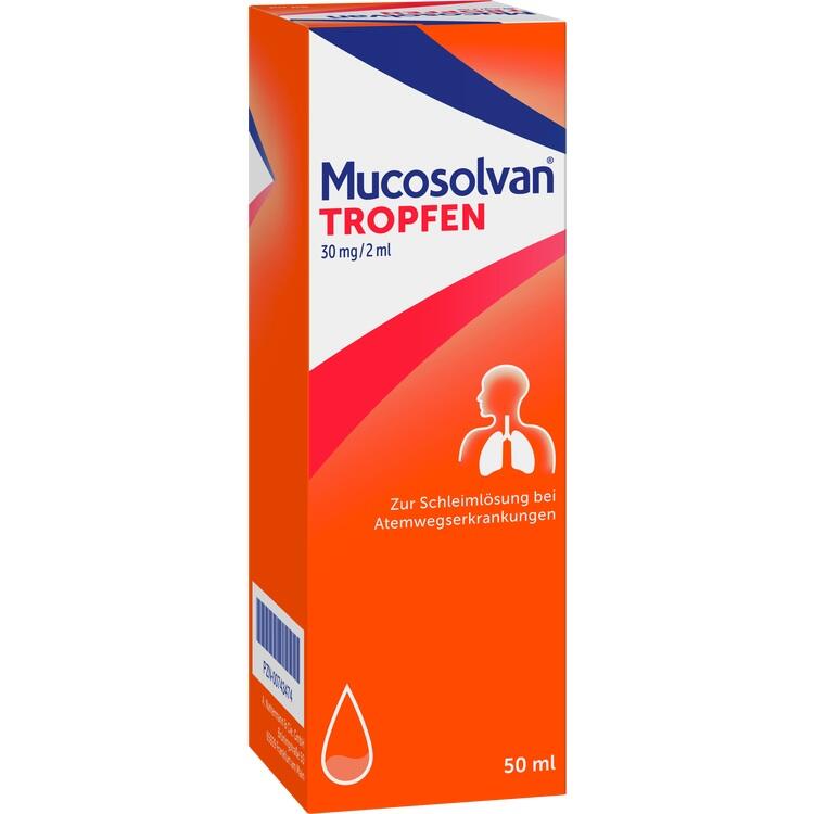 MUCOSOLVAN Tropfen 30 mg/2 ml 50 ml