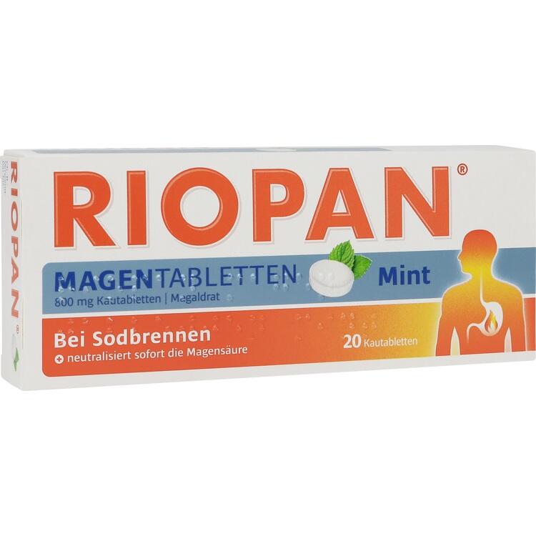 RIOPAN Magen Tabletten Kautabletten 20 St