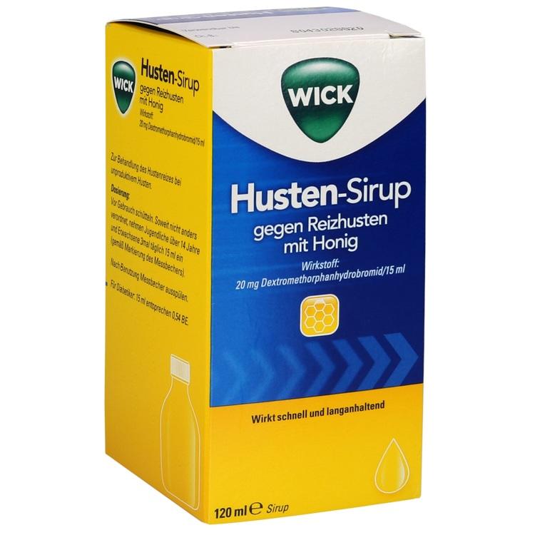 WICK Husten-Sirup gegen Reizhusten mit Honig 120 ml