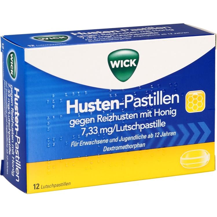 WICK Husten Pastillen gg.Reizhusten m.Honig 12 St