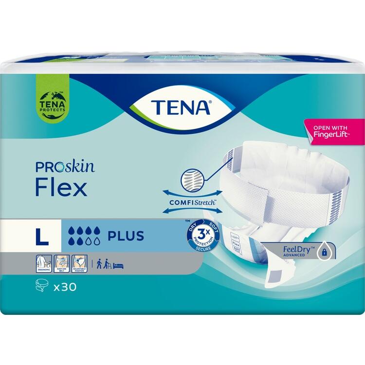 TENA FLEX plus L 3X30 St