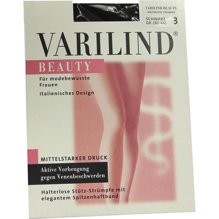 VARILIND Beauty 100den AG Gr.3 schwarz 2 St