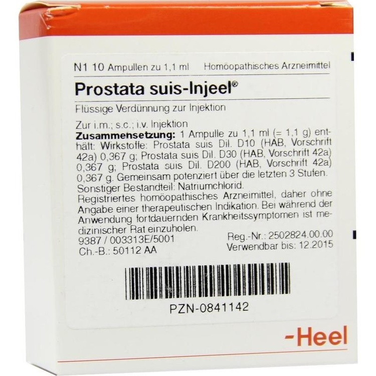 PROSTATA SUIS Injeel Ampullen 10 St