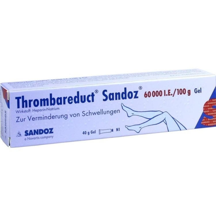 THROMBAREDUCT Sandoz 60.000 I.E. Gel 40 g