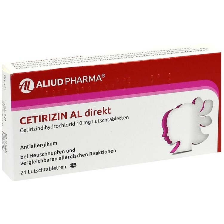 CETIRIZIN AL direkt Lutschtabletten 21 St