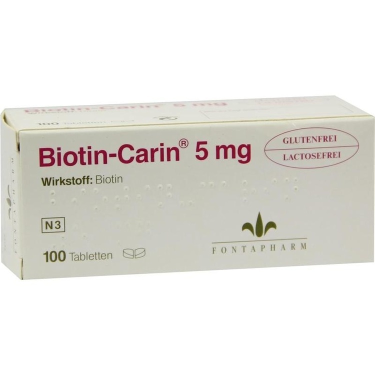 BIOTIN-CARIN 5 mg Tabletten 100 St