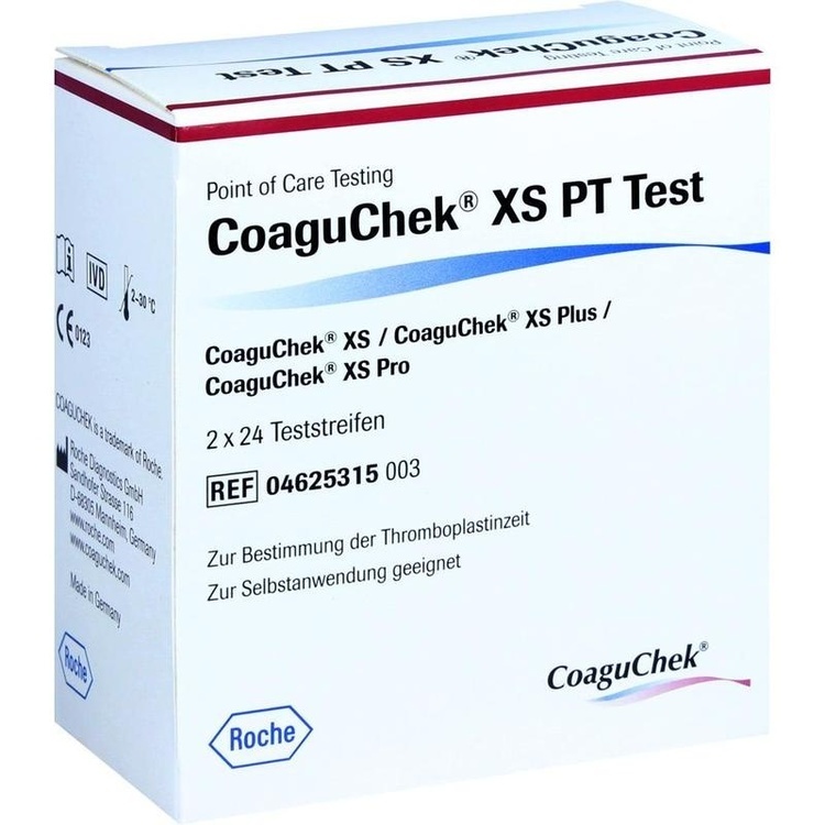 COAGUCHEK XS PT Test 2X24 St