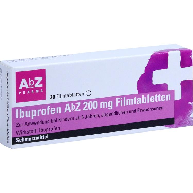 IBUPROFEN AbZ 200 mg Filmtabletten 20 St