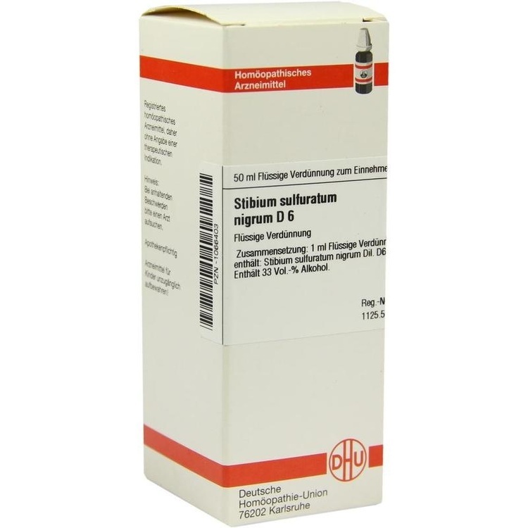 STIBIUM SULFURATUM NIGRUM D 6 Dilution 50 ml