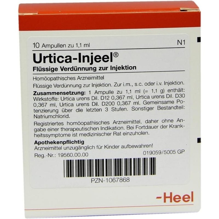 URTICA INJEEL Ampullen 10 St