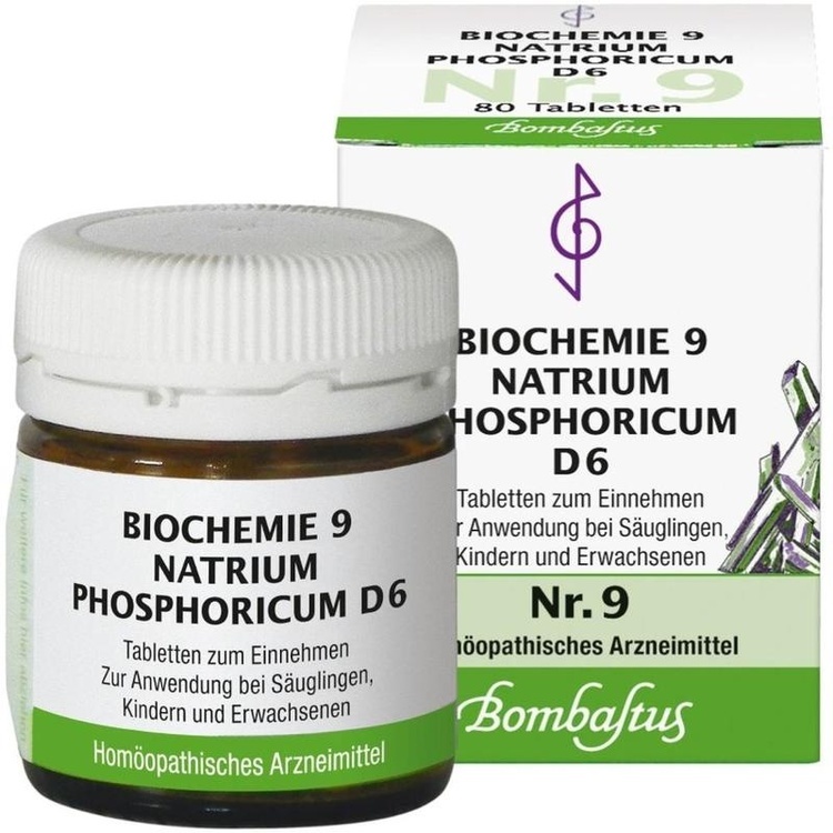 BIOCHEMIE 9 Natrium phosphoricum D 6 Tabletten 80 St