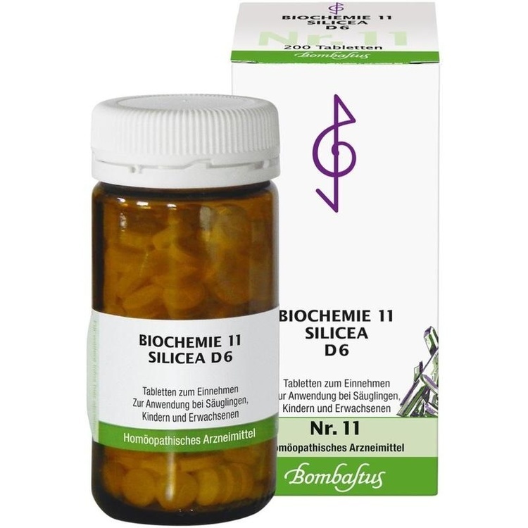 BIOCHEMIE 11 Silicea D 6 Tabletten 200 St