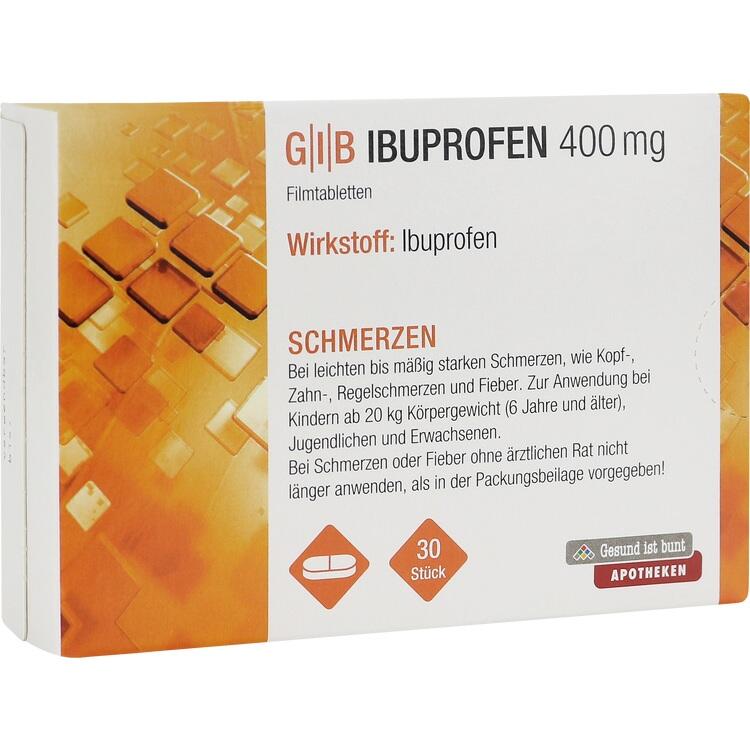 GIB Ibuprofen 400 mg Filmtabletten 30 St