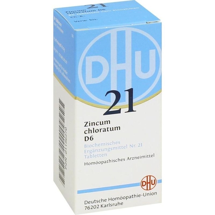 BIOCHEMIE DHU 21 Zincum chloratum D 6 Tabletten 80 St