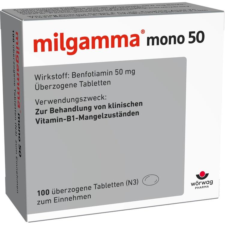 MILGAMMA mono 50 überzogene Tabletten 100 St