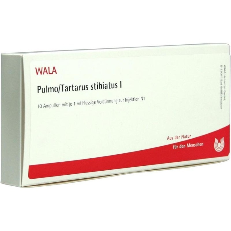 PULMO/TARTARUS stibiatus I Ampullen 10X1 ml