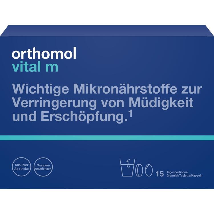 ORTHOMOL Vital M Granulat/Kap./Tabl.Kombip.15 Tage 1 St