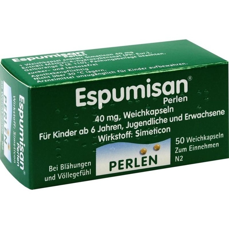 ESPUMISAN Perlen 40 mg Weichkapseln 50 St