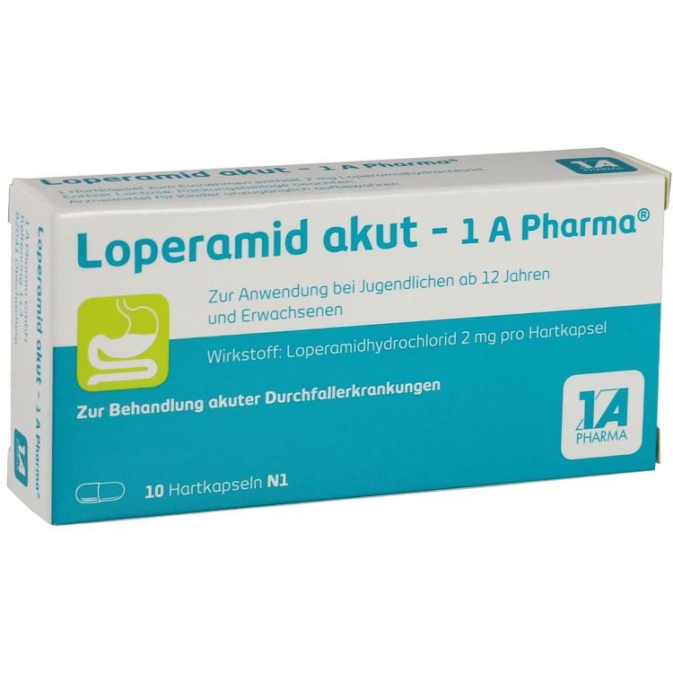 LOPERAMID akut-1A Pharma Hartkapseln 10 St