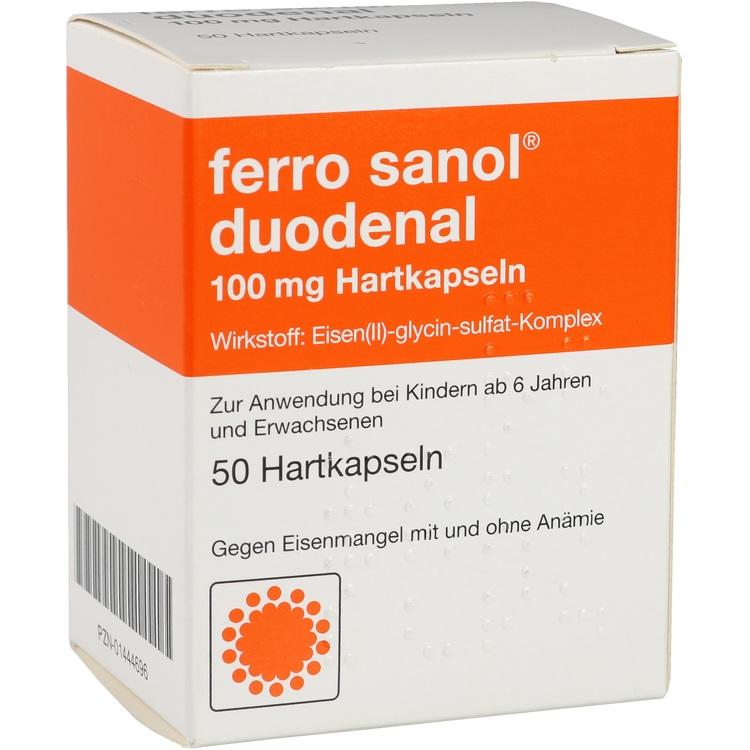 FERRO SANOL duodenal Hartkaps.m.msr.überz.Pell. 50 St