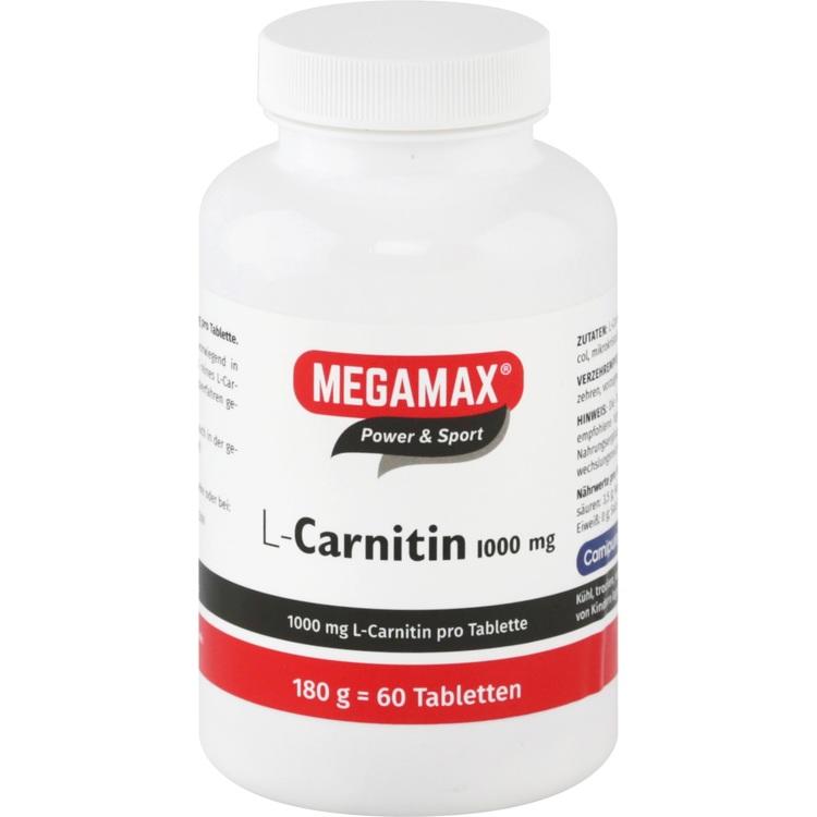 MEGAMAX L-Carnitin 1000 mg Tabletten 60 St