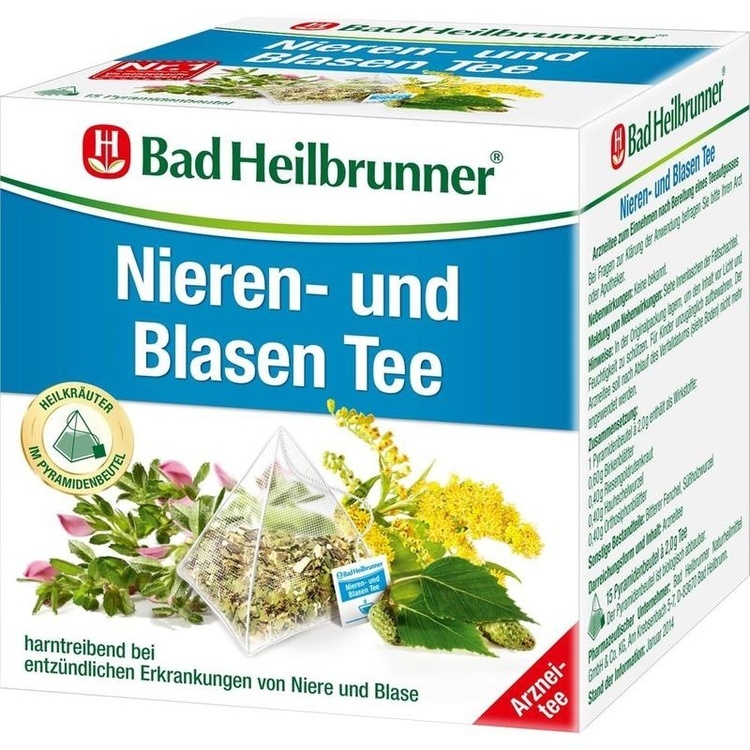 BAD HEILBRUNNER Nieren- und Blasen Tee Filterbeut. 15X2.0 g