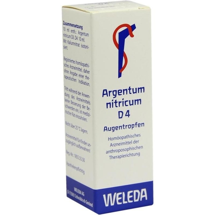 ARGENTUM NITRICUM D 4 Augentropfen 10 ml