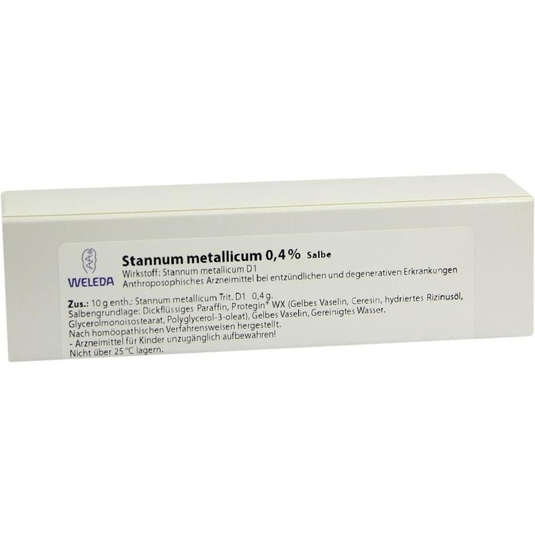 STANNUM METALLICUM SALBE 0,4% 25 g