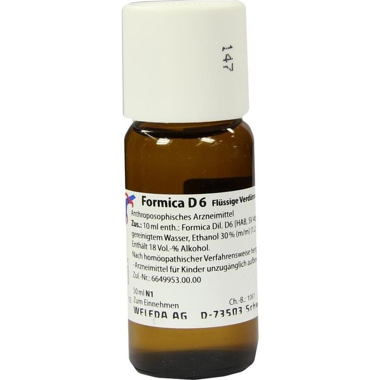 FORMICA D 6 Dilution 50 ml