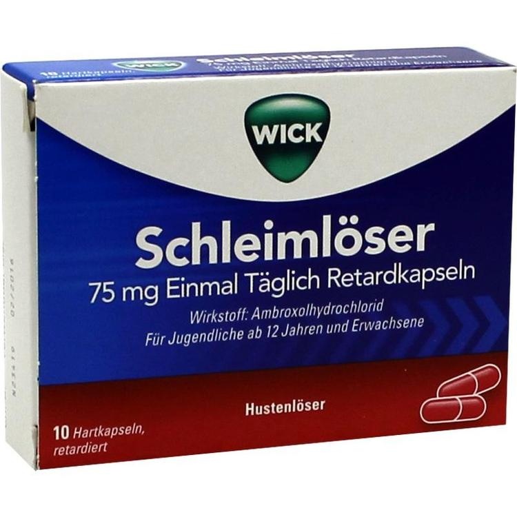 WICK Schleimlöser 75 mg einmal täglich Retardkaps. 10 St