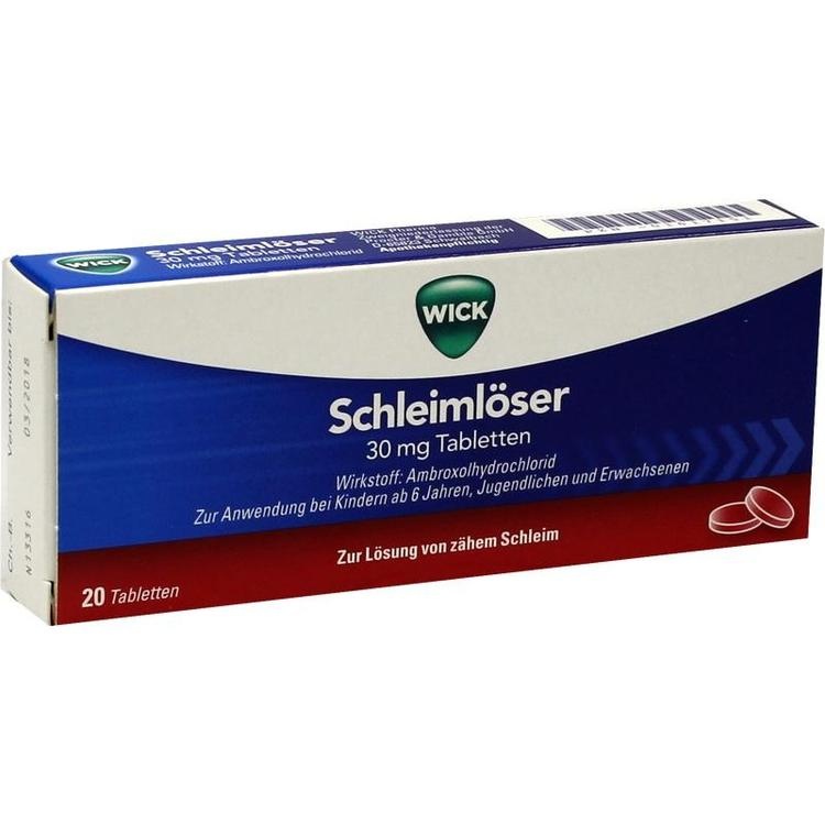 WICK Schleimlöser 30 mg Tabletten 20 St