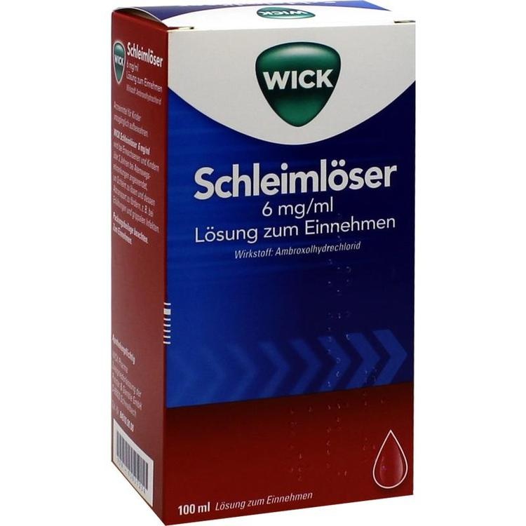 WICK Schleimlöser 6 mg/ml Lösung zum Einnehmen 100 ml