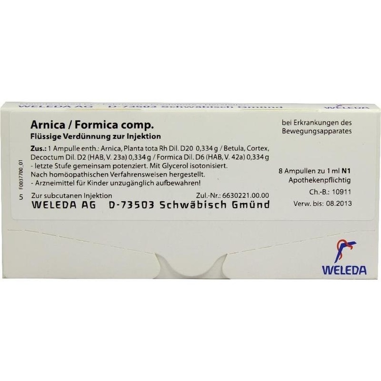 ARNICA/FORMICA comp.Ampullen 8X1 ml