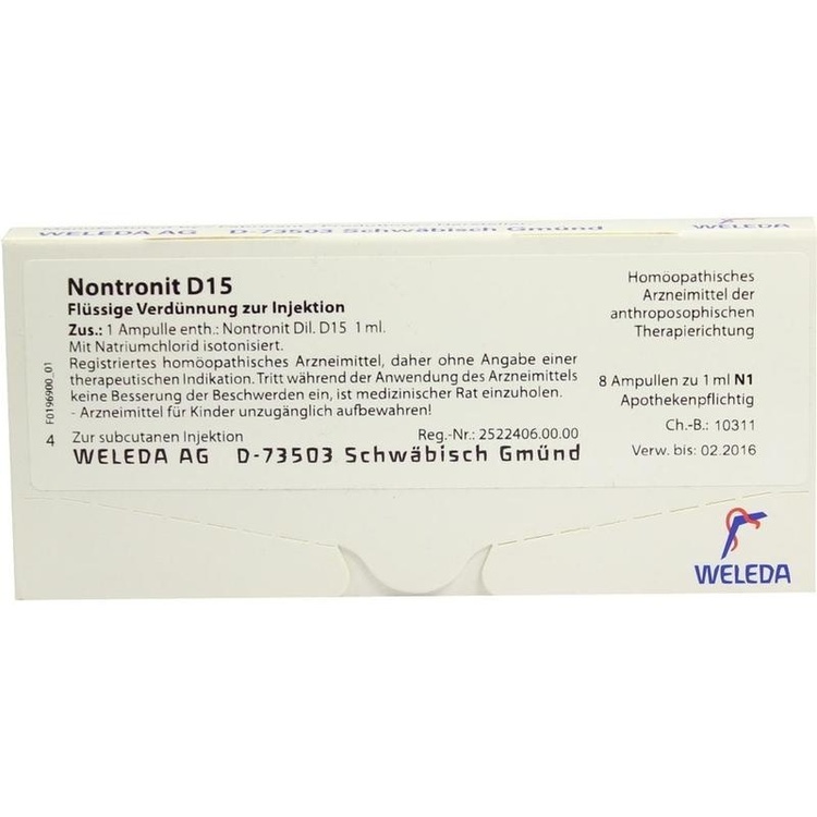 NONTRONIT D 15 Ampullen 8X1 ml