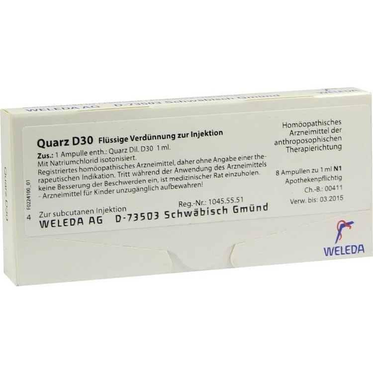 QUARZ D 30 Ampullen 8X1 ml