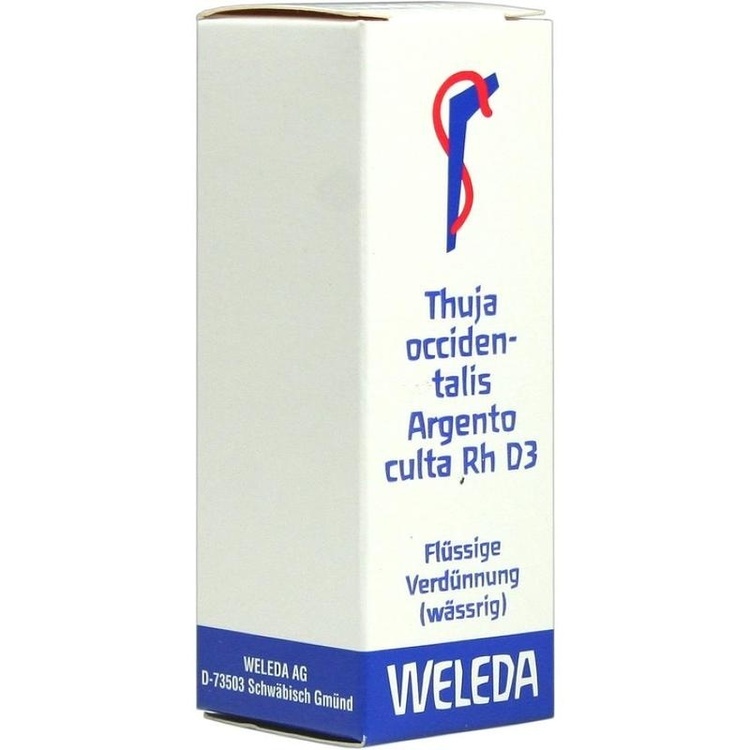 THUJA OCCIDENTALIS ARGENTO culta Rh D 3 Dilution 20 ml