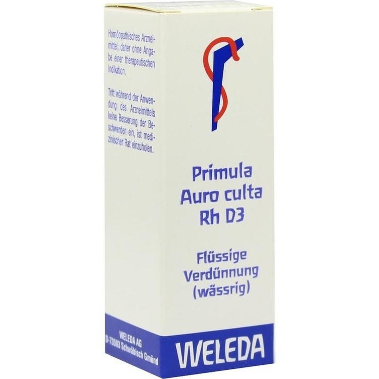 PRIMULA AURO culta RH D 3 Dilution 20 ml