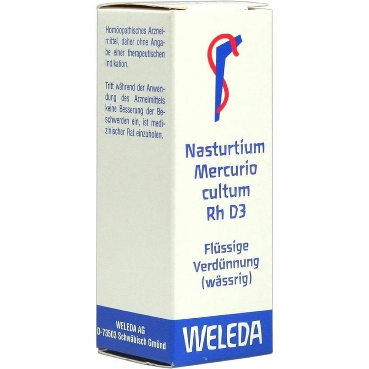 NASTURTIUM MERCURIO cultum Rh D 3 Dilution 20 ml