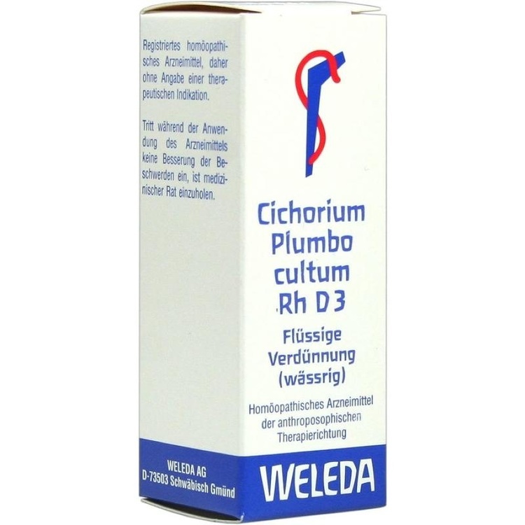 CICHORIUM PLUMBO cultum Rh D 3 Dilution 20 ml