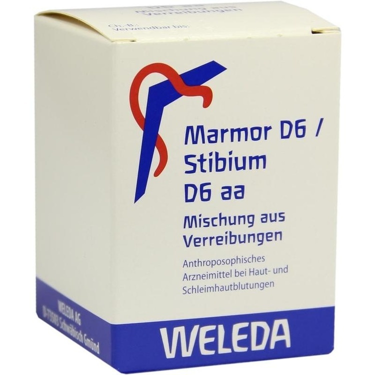 MARMOR D 6/Stibium D 6 aa Trituration 50 g