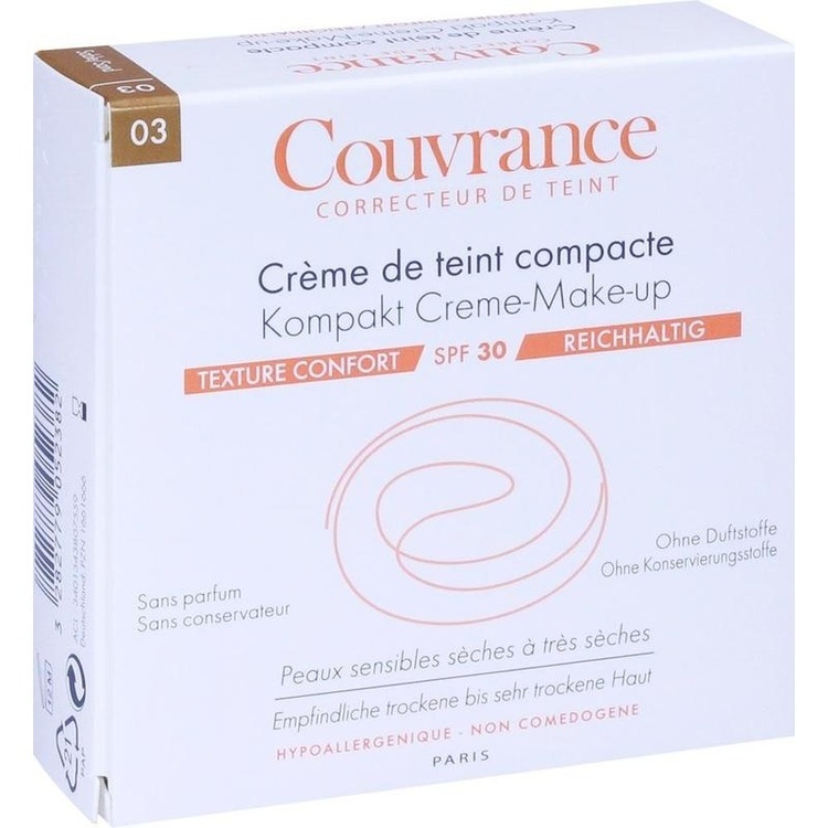 AVENE Couvrance Kompakt Make-up reich.sand 03 Neu 9.5 g
