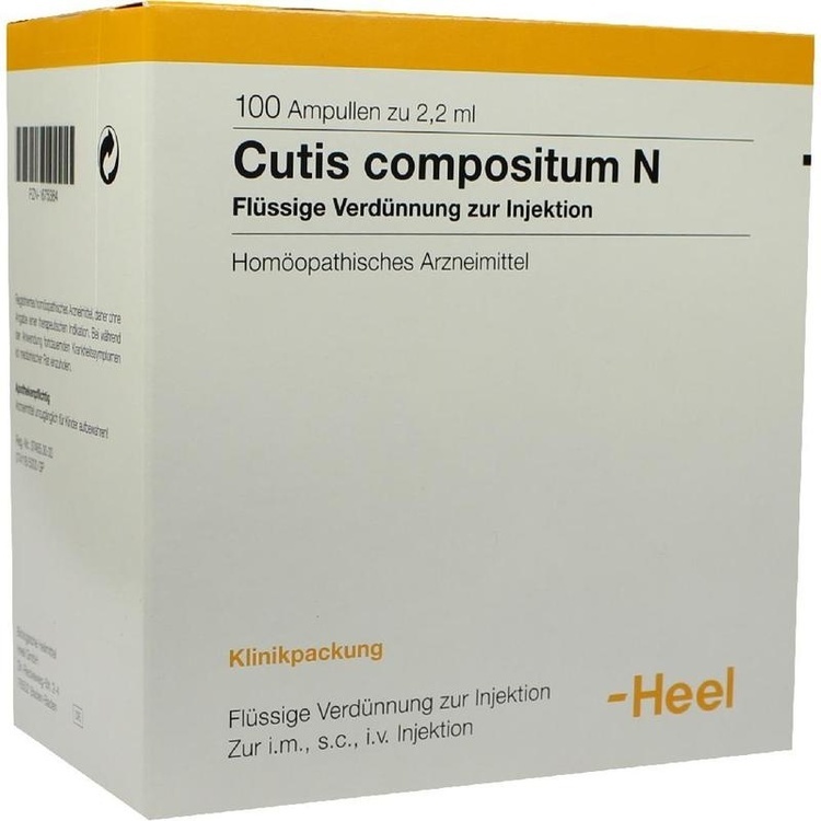 CUTIS compositum N Ampullen 100 St