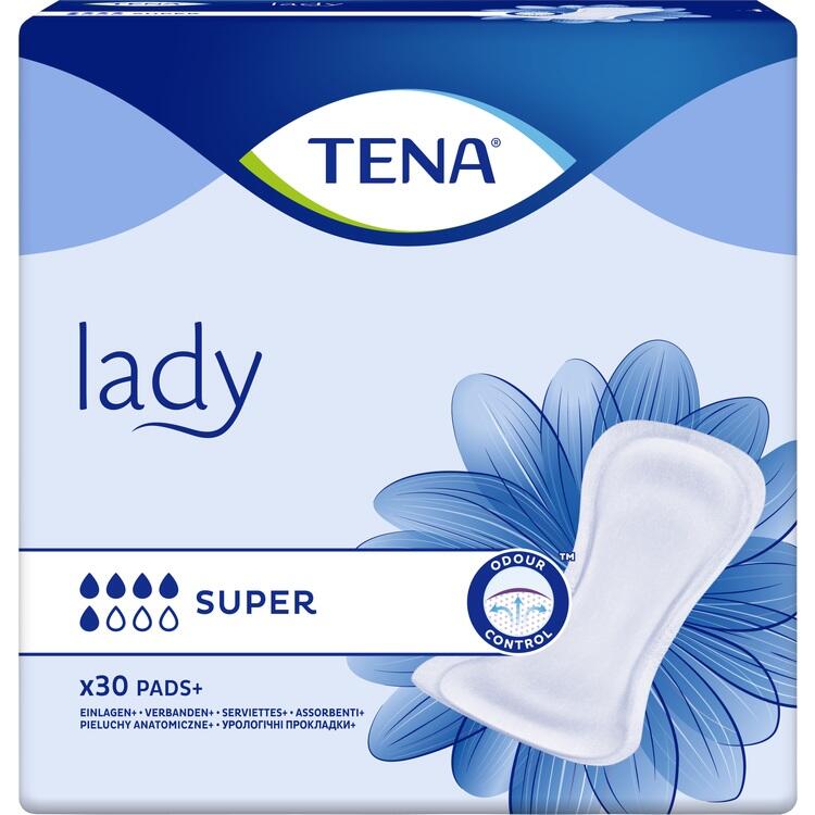 TENA LADY super Inkontinenz Einlagen 30 St