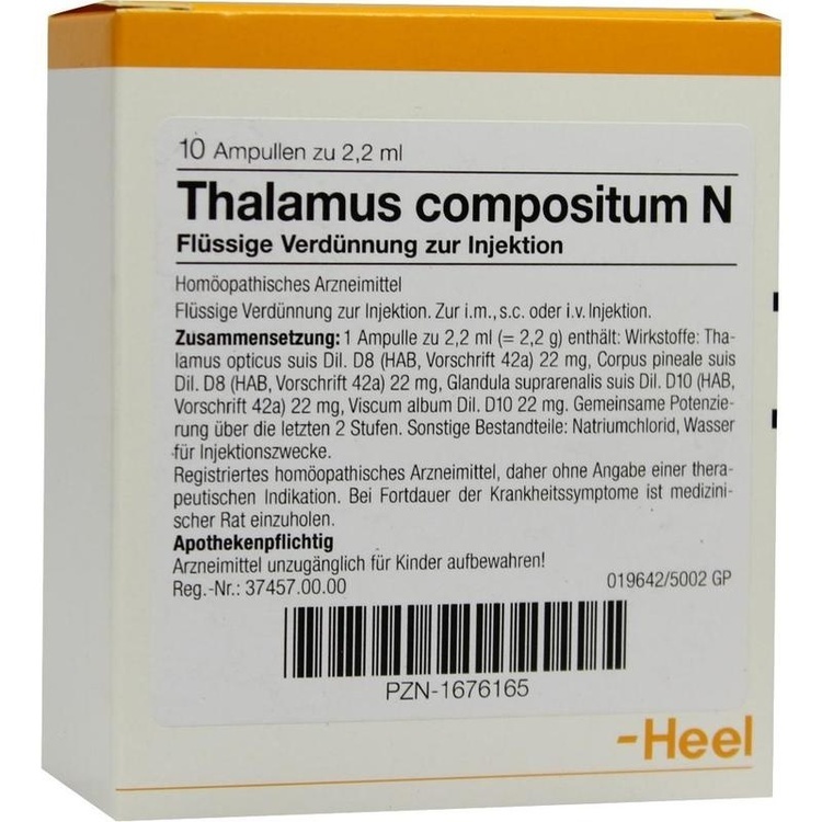 THALAMUS compositum N Ampullen 10 St