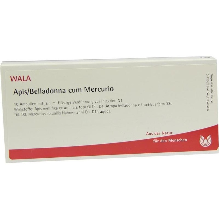 APIS BELLADONNA cum Mercurio Ampullen 10X1 ml