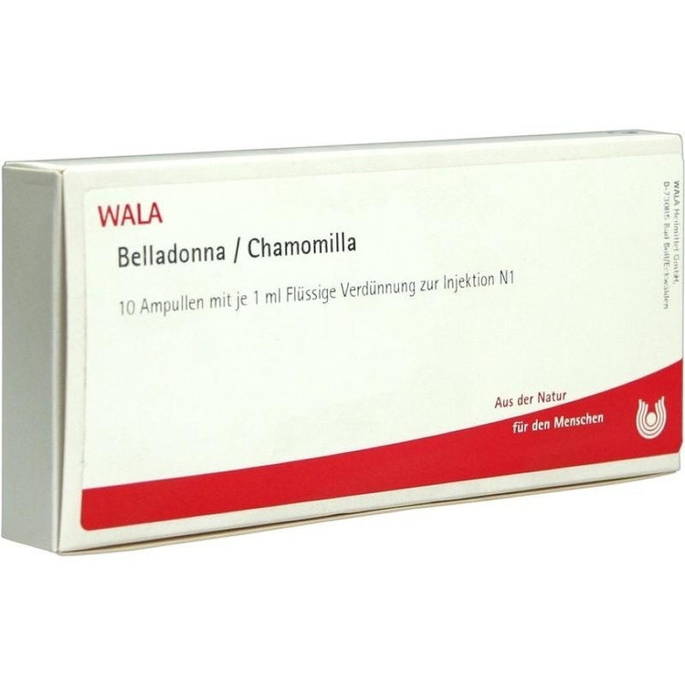 BELLADONNA CHAMOMILLA Ampullen 10X1 ml