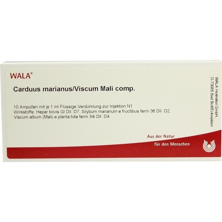 CARDUUS MARIANUS/VISCUM mali comp.Ampullen 10X1 ml